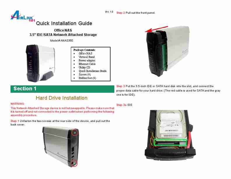 Airlink101 Network Card ANAS350-page_pdf